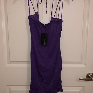 Sparkly purple dress